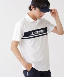 【Jack Bunny!!】PEメッシュパネルボーダー半袖ポロシャツ