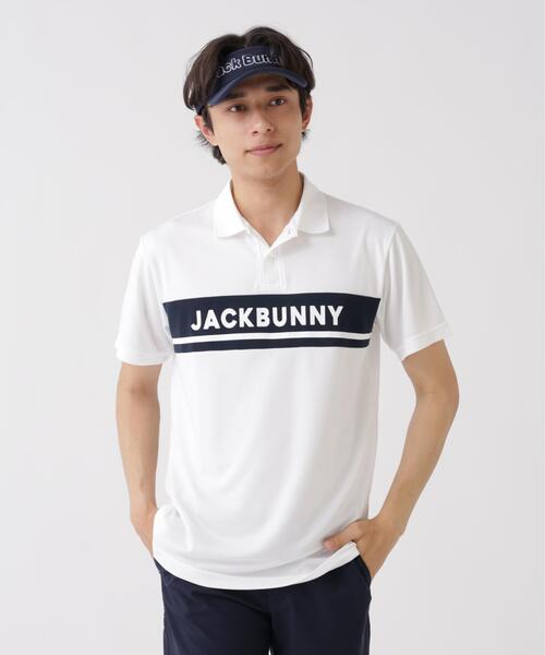 Jack Bunny!!(ジャックバニー)の「【Jack Bunny!!】PEメッシュパネルボーダー半袖ポロシャツ(ポロシャツ・メンズ・ネイビー/ホワイト/ホワイト系その他/ダークインディゴブルー・MEDIUM/LARGE/X-LARGE)」の11枚目の写真