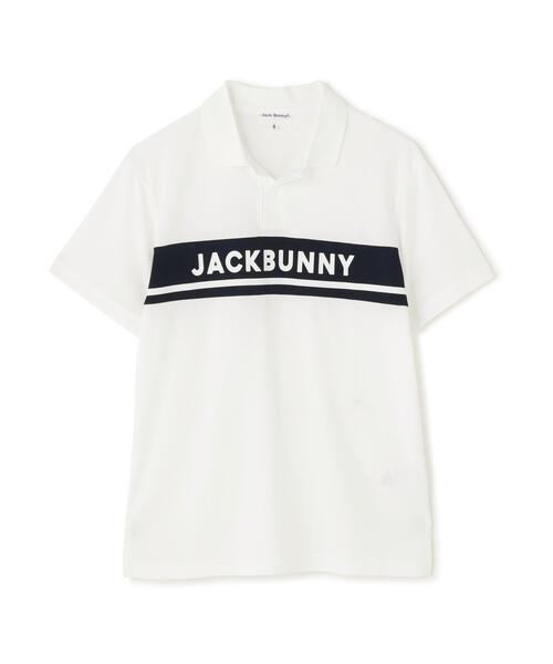 Jack Bunny!!(ジャックバニー)の「【Jack Bunny!!】PEメッシュパネルボーダー半袖ポロシャツ(ポロシャツ・メンズ・ネイビー/ホワイト/ホワイト系その他/ダークインディゴブルー・MEDIUM/LARGE/X-LARGE)」の13枚目の写真