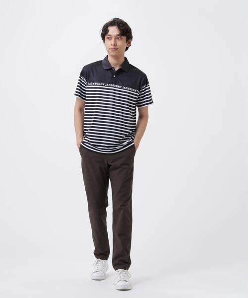 Jack Bunny!!(ジャックバニー)の「【Jack Bunny!!】PEメッシュパネルボーダー半袖ポロシャツ(ポロシャツ・メンズ・ネイビー/ホワイト/ホワイト系その他/ダークインディゴブルー・MEDIUM/LARGE/X-LARGE)」の17枚目の写真
