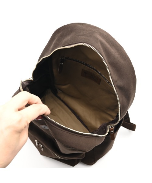 CLEDRAN（クレドラン）の「【国産スエード調素材使用】CL4032 FASU RUCK SACK（バックパック/リュック・レディース・ブラウン/グレイッシュベージュ/ブラック・FREE）」の9枚目の写真
