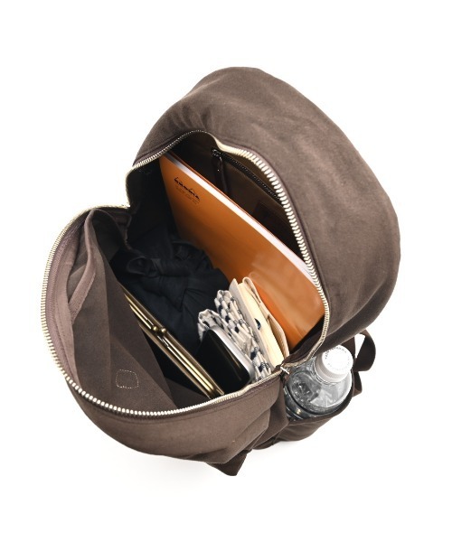 CLEDRAN（クレドラン）の「【国産スエード調素材使用】CL4032 FASU RUCK SACK（バックパック/リュック・レディース・ブラウン/グレイッシュベージュ/ブラック・FREE）」の10枚目の写真