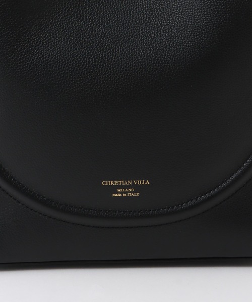 CHRISTIAN VILLA(クリスチャンヴィラ)の「【CHRISTIAN VILLA/クリスチャンヴィラ】hobo bag(ショルダーバッグ・レディース・ブラック・フリー)」の4枚目の写真