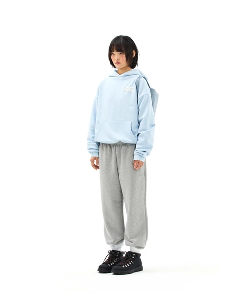 EMIS(イミス)の「MONO LOGO SWEATPANTS(スウェットパンツ・レディース・グレー/ネイビー/ブラック・SMALL/MEDIUM/LARGE)」の5枚目の写真