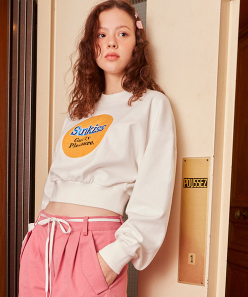 LOTSYOU（ロッツユー）の「LOTSYOU_Sun Kiss Sweat Shirt White（スウェット・レディース・その他・OS）」の3枚目の写真