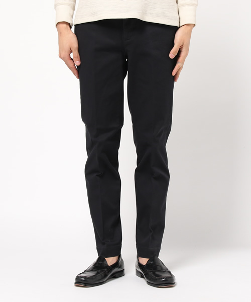 EDIFICE(エディフィス)の「◇コンパクトチノ テーパードパンツ(その他パンツ・メンズ・ベージュ/ネイビー/ホワイト・46/42/48/44)」の3枚目の写真