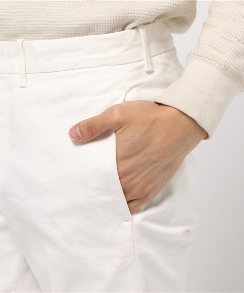 EDIFICE(エディフィス)の「◇コンパクトチノ テーパードパンツ(その他パンツ・メンズ・ベージュ/ネイビー/ホワイト・46/42/48/44)」の9枚目の写真