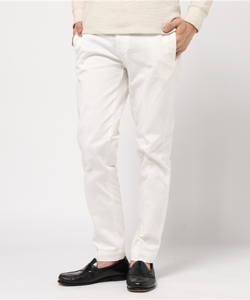 EDIFICE(エディフィス)の「◇コンパクトチノ テーパードパンツ(その他パンツ・メンズ・ベージュ/ネイビー/ホワイト・46/42/48/44)」の4枚目の写真