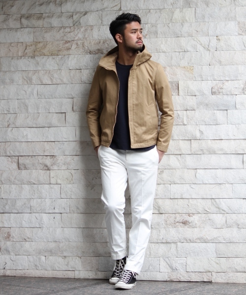 EDIFICE(エディフィス)の「◇コンパクトチノ テーパードパンツ(その他パンツ・メンズ・ベージュ/ネイビー/ホワイト・46/42/48/44)」の6枚目の写真