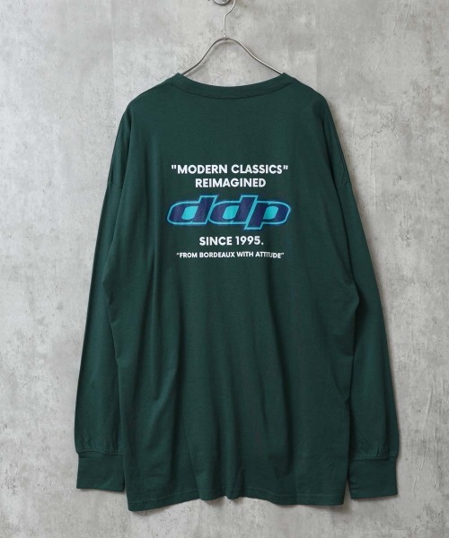 ddp(ディーディーピー)の「【DDP/ディーディーピー】 プリントBIGロンT(Tシャツ/カットソー・メンズ・ダークグリーン/ネイビー/ブラック/オフホワイト/オレンジ/チャコールグレー/ライトグレー系1/ブラック系3/ブラック系2/ブラック系1/ホワイト系3/ホワイト系2/ホワイト系1/ネイビー系1/グレー系1・M/L/XL)」の12枚目の写真