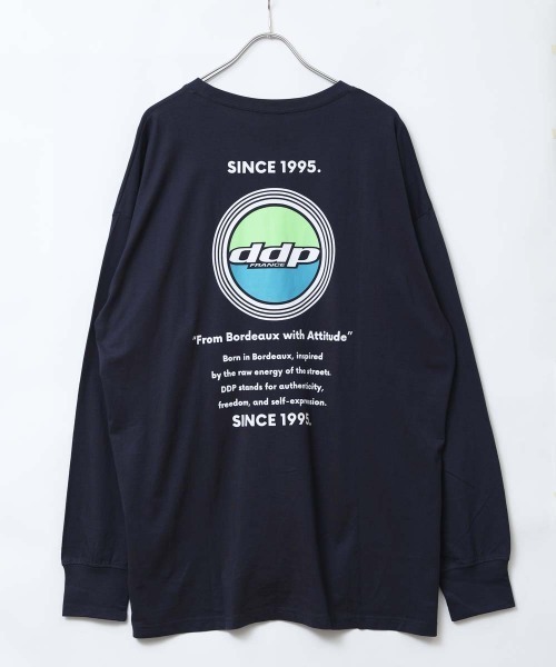 ddp(ディーディーピー)の「【DDP/ディーディーピー】 プリントBIGロンT(Tシャツ/カットソー・メンズ・ダークグリーン/ネイビー/ブラック/オフホワイト/オレンジ/チャコールグレー/ライトグレー系1/ブラック系3/ブラック系2/ブラック系1/ホワイト系3/ホワイト系2/ホワイト系1/ネイビー系1/グレー系1・M/L/XL)」の17枚目の写真