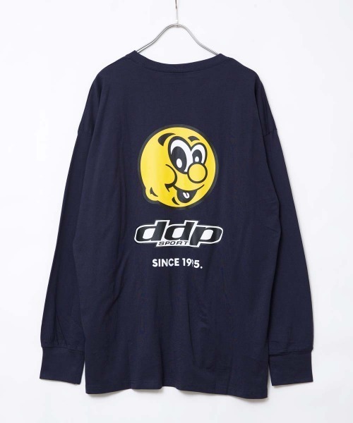 ddp(ディーディーピー)の「【DDP/ディーディーピー】 プリントBIGロンT(Tシャツ/カットソー・メンズ・ダークグリーン/ネイビー/ブラック/オフホワイト/オレンジ/チャコールグレー/ライトグレー系1/ブラック系3/ブラック系2/ブラック系1/ホワイト系3/ホワイト系2/ホワイト系1/ネイビー系1/グレー系1・M/L/XL)」の19枚目の写真