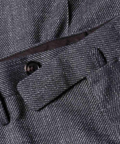 Paul Smith(ポールスミス)の「ネップツイル テーパード トラウザーズ / 263172 M001DP(スラックス・メンズ・ダークグレー/ブラウン・SMALL/LARGE/MEDIUM/XX-LARGE/X-LARGE)」の9枚目の写真