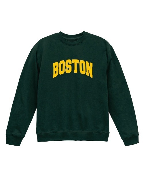Ol' Basics(オールベーシックス)の「Ol' Basics(オール・ベーシックス) トレーナー スウェット BOSTON ロゴ プリント 裏毛 トップス メンズ ユニセックス(スウェット・メンズ・ネイビー/モスグリーン/バーガンディー/スミクロ・L/XL/M)」の1枚目の写真