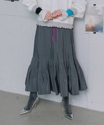 ティアードプリーツスカート