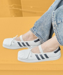 adidas | adidas/アディダス ADIDAS×JENNIE SUPERSTAR SQ BALLET W スクエア シェルトゥ スニーカー スリーストライプ スポーツ 韓国 レディース 2026年秋冬 秋服(スニーカー)