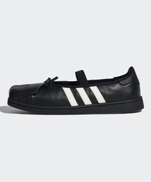 adidas/アディダス ADIDAS×JENNIE SUPERSTAR SQ BALLET W スクエア シェルトゥ スニーカー スリーストライプ スポーツ 韓国 レディース 2026年秋冬 秋服