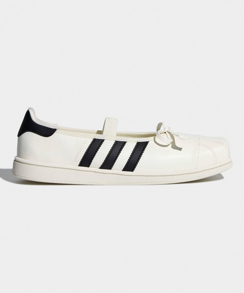 adidas(アディダス)の「adidas/アディダス ADIDAS×JENNIE SUPERSTAR SQ BALLET W スクエア シェルトゥ スニーカー スリーストライプ スポーツ 韓国 レディース 2026年秋冬 秋服(スニーカー・レディース・ホワイト/ブラック・23/24/25/24.5/23.5)」の16枚目の写真