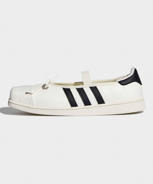 adidas(アディダス)の「adidas/アディダス ADIDAS×JENNIE SUPERSTAR SQ BALLET W スクエア シェルトゥ スニーカー スリーストライプ スポーツ 韓国 レディース 2026年秋冬 秋服(スニーカー・レディース・ホワイト/ブラック・23/24/25/24.5/23.5)」の17枚目の写真