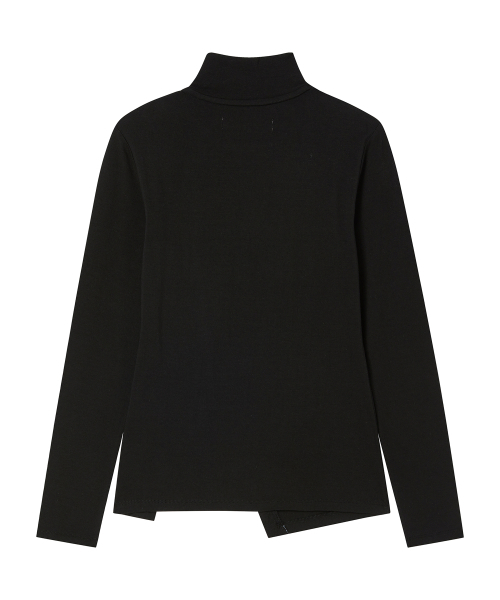 PRENDA(プレンダ)の「BLAZE BUTTON WRAP LONG SLEEVE BLACK(Tシャツ/カットソー・レディース・その他・FREE)」の10枚目の写真
