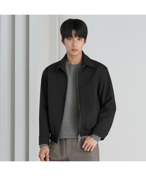 HYOJI(ヒョージ)の「26 FW ミニマル クロップドブルゾン (3カラー)(その他アウター・メンズ・チャコール/ブラウン/ブラック・L/M)」の1枚目の写真