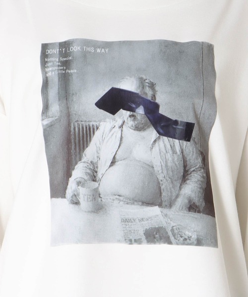 Three Four Time(スリーフォータイム)の「プリントポンチプルオーバー(Tシャツ/カットソー・レディース・オフホワイト・FREE)」の18枚目の写真