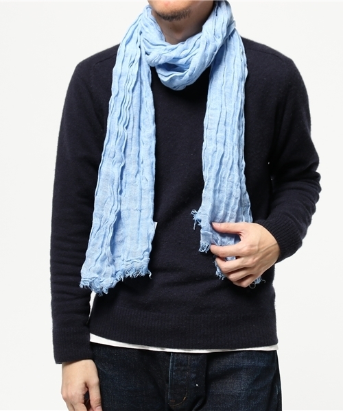 Levi's（リーバイス）の「NEW ROMAINE OBLONG（ストール/ショール・メンズ・ブルー・OS）」の4枚目の写真