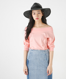 MOUSSY | 2WAY OFF SHOULDER TOPS(Tシャツ/カットソー)