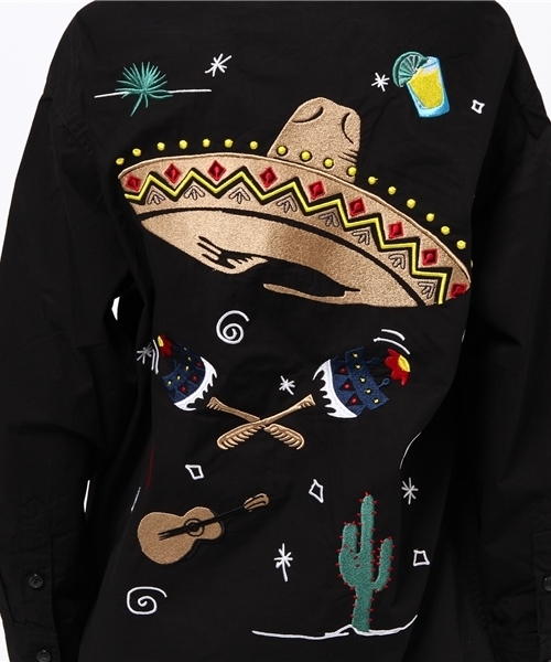 RODEO CROWNS WIDE BOWL(ロデオクラウンズワイドボウル)の「ミリタリー ウエスタン シャツ(シャツ/ブラウス・レディース・ブラック/ネイビー/カーキ・SMALL/MEDIUM)」の12枚目の写真
