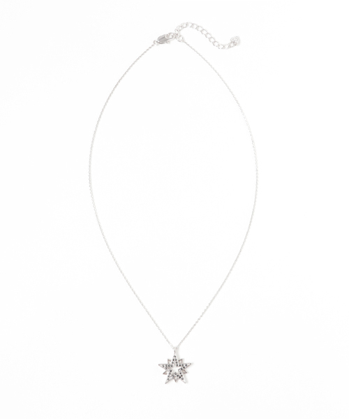 Grosse Glace（グロッセ・グラッセ）の「[Grosse Glace/グロッセ・グラッセ]ALISAスター ネックレス（ネックレス・レディース・プラチナム・FREE）」の2枚目の写真