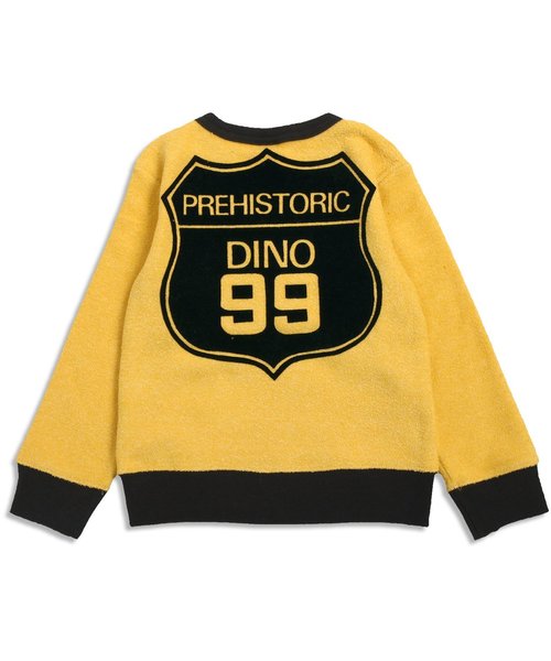 F.O.KIDS（エフオーキッズ）の「あったか恐竜ブークレートレーナー（スウェット・キッズ・チャコール/マスタード/ネイビー・95/140/100/120/130/110/80/90）」の6枚目の写真