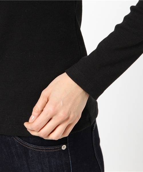 Heather（ヘザー）の「ハートカットインナー長袖　  747112（Tシャツ/カットソー・レディース・グレー/ブラック/ホワイト・FREE）」の8枚目の写真