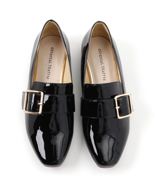 ORiental TRaffic（オリエンタルトラフィック）の「春夏★バックルシューズ★7119（パンプス・レディース・ブラック/ホワイト・42/41/40/34/35/37/39/38/36）」の6枚目の写真