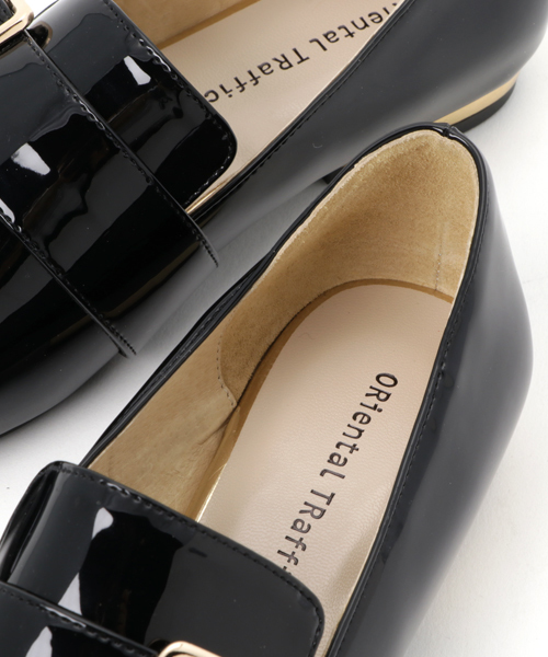 ORiental TRaffic（オリエンタルトラフィック）の「春夏★バックルシューズ★7119（パンプス・レディース・ブラック/ホワイト・42/41/40/34/35/37/39/38/36）」の8枚目の写真