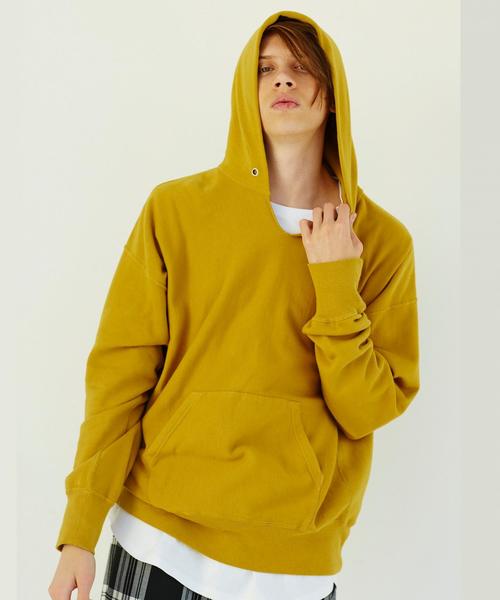 Champion（チャンピオン）の「＜Champion×monkey time＞ ∴ REVERSE WEAVE HOODY/パーカー（パーカー・メンズ・ブラック/マスタード/グレー・SMALL/X-LARGE/LARGE/MEDIUM）」の17枚目の写真