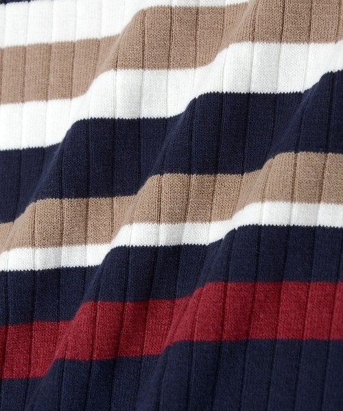 le.coeur blanc（ルクールブラン）の「【WEB限定PRICE】ワイドリブスクエアネック6分袖（ニット/セーター・レディース・ホワイト系その他/ピンク系その他/ブラウン/グリーン/ネイビー/ブルー系その他4・FREE）」の14枚目の写真