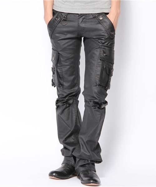 TORNADO MART（トルネードマート）の「スラブコーティング：カーゴパンツ（カーゴパンツ・メンズ・グレー/ブラック/ベージュ・X-LARGE/LARGE/SMALL/MEDIUM）」の2枚目の写真
