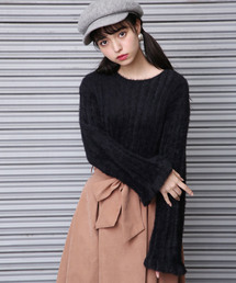 one after another NICE CLAUP | フェザーリブニット(ニット/セーター)