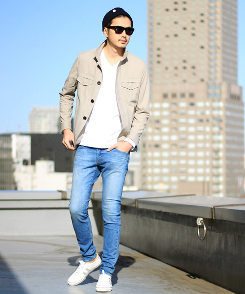 ESSENTIAL GARMENT MEN'S BIGI（エッセンシャルガーメントメンズビギ）の「【LIMITED ITEM】追加生産決定！ストレッチ スキニーデニム / 究極の一本（チノパンツ・メンズ・ライトブルー/ブラック/グレー/ブルー・S/M/L）」の20枚目の写真