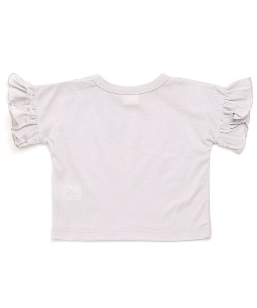 BREEZE（ブリーズ）の「袖フリルTシャツ（Tシャツ/カットソー・キッズ・ブラック/ライトグレー/レッド・110/130/90/120/140/80/100）」の8枚目の写真