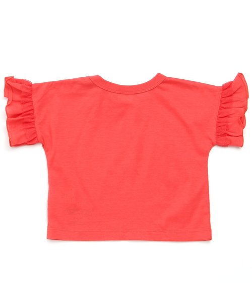 BREEZE（ブリーズ）の「袖フリルTシャツ（Tシャツ/カットソー・キッズ・ブラック/ライトグレー/レッド・110/130/90/120/140/80/100）」の9枚目の写真