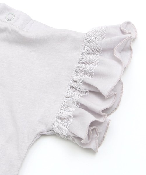 BREEZE（ブリーズ）の「袖フリルTシャツ（Tシャツ/カットソー・キッズ・ブラック/ライトグレー/レッド・110/130/90/120/140/80/100）」の11枚目の写真