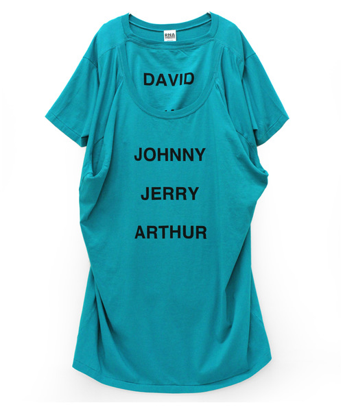 RNA（アールエヌエー）の「M0906 リメイクデザインワンピース（ワンピース・レディース・ブラック/エメラルド/ホワイト・MEDIUM）」の3枚目の写真