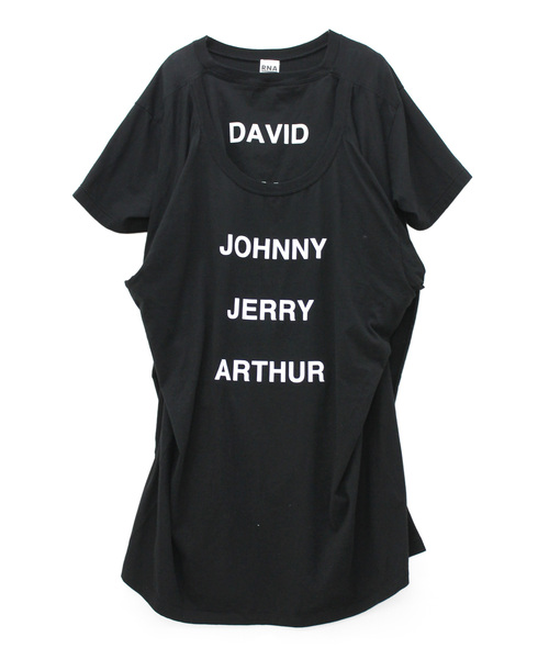 RNA（アールエヌエー）の「M0906 リメイクデザインワンピース（ワンピース・レディース・ブラック/エメラルド/ホワイト・MEDIUM）」の2枚目の写真