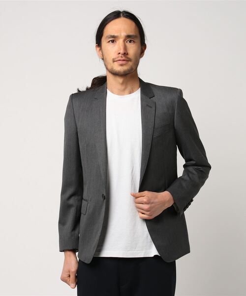 JOHN LAWRENCE SULLIVAN（ジョンローレンスサリバン）の「WOOL 1BUTTON JACKET（テーラードジャケット・メンズ・ブラック/ネイビー/グレー・42/44/46/48/50）」の9枚目の写真