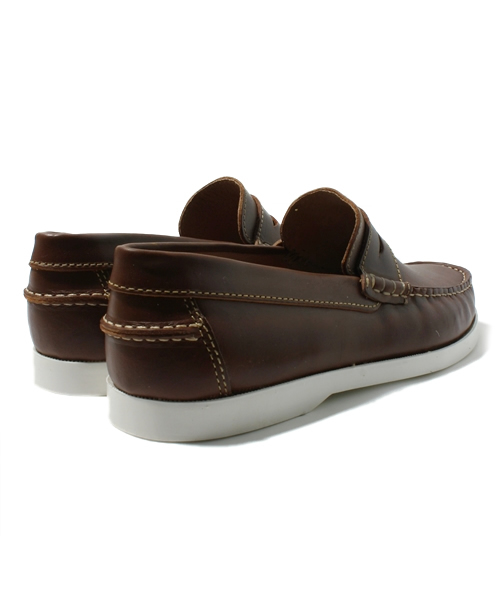 WANDER SHOES（ワンダーシューズ）の「【Wander Shoes(ワンダーシューズ)】別注/ホワイトソールローファー（その他シューズ・メンズ・ネイビー/ブルー系その他/キャメル・SMALL/MEDIUM/LARGE）」の6枚目の写真