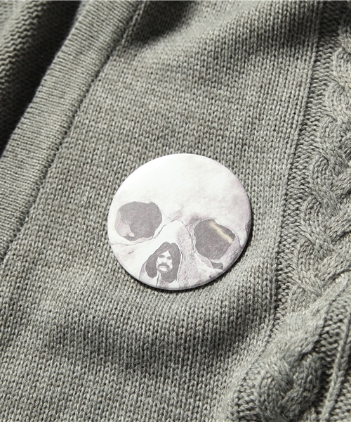 STORAMA（ストラマ）の「【STORAMA】大ぶりなニットのコート（カーディガン/ボレロ・レディース・グレー/レッド/ブラウン/ブルー・MEDIUM/SMALL）」の13枚目の写真