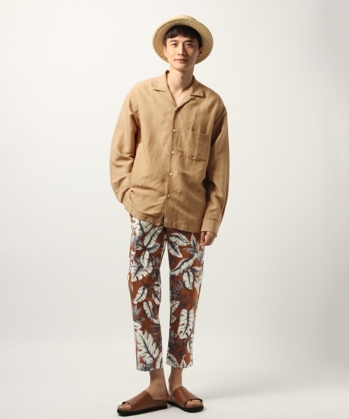 GLOBAL WORK(グローバルワーク)の「ボタニカルガライージーパンツ/789328(その他パンツ・メンズ・ネイビー/ベージュ/ダークブラウン・LARGE/MEDIUM/SMALL/X-LARGE)」の10枚目の写真