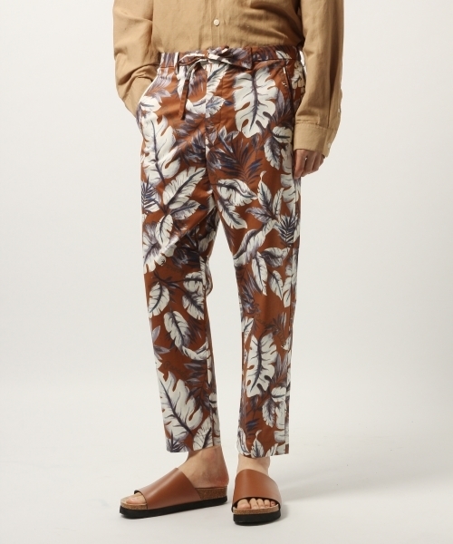 GLOBAL WORK(グローバルワーク)の「ボタニカルガライージーパンツ/789328(その他パンツ・メンズ・ネイビー/ベージュ/ダークブラウン・LARGE/MEDIUM/SMALL/X-LARGE)」の6枚目の写真