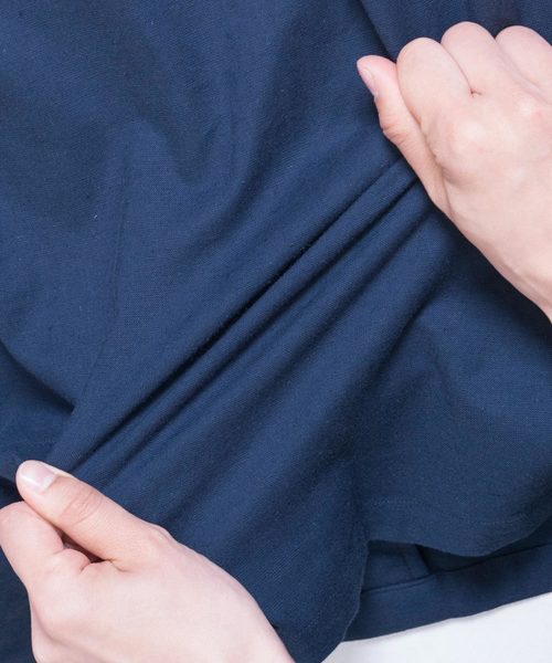 MONO-MART（モノマート）の「ストレッチオープンカラー綿麻リネン半袖シャツ（シャツ/ブラウス・メンズ・ブラック/ネイビー/レッド/オフホワイト/サックスブルー/グレー系その他/ライトピンク/ストライプ/ダークグリーン/ブルー系その他・M/L）」の15枚目の写真